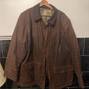 Vintage L.L. Bean Men's Brown Jacket